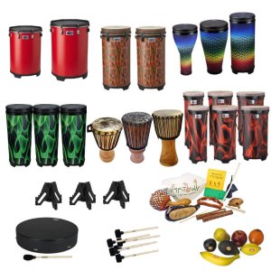 Classroom Pack – 20 Drums Plus Percussion